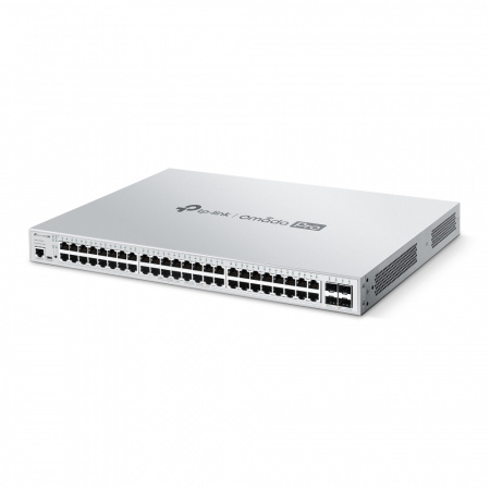 Фотография Управляемый коммутатор Omada Pro уровня 2+ с 48 гигабитными портами PoE+ и 4 портами SFP+ S5500-48GP4XF в интернет-магазине KitConnect