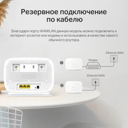 Фотография TP-Link Archer MR505 Двухдиапазонный гигабитный роутер Wi-Fi AC1200 с поддержкой 4G+ категории 6 в интернет-магазине KitConnect
